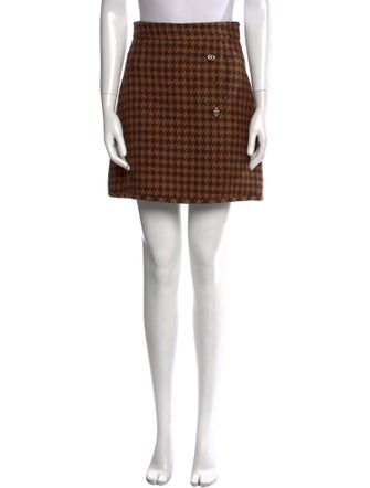 Sandro Wool Mini Skirt