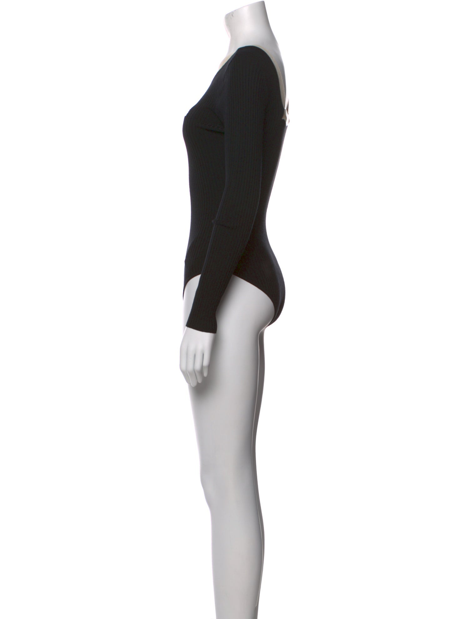 Sandro V-Neck Long Sleeve Bodysuit