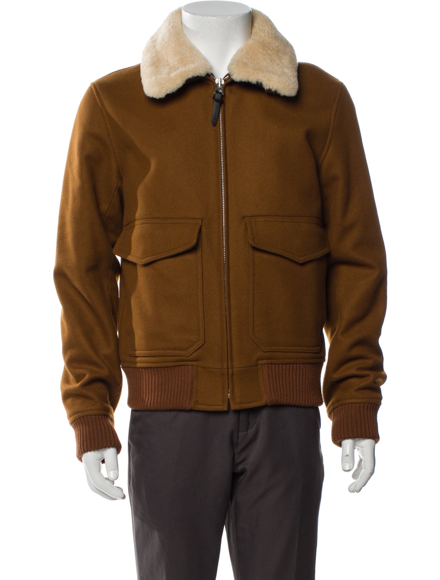 Sandro Wool Bomber Jacket