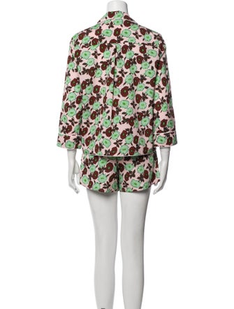 Sandro Floral Print Short Set