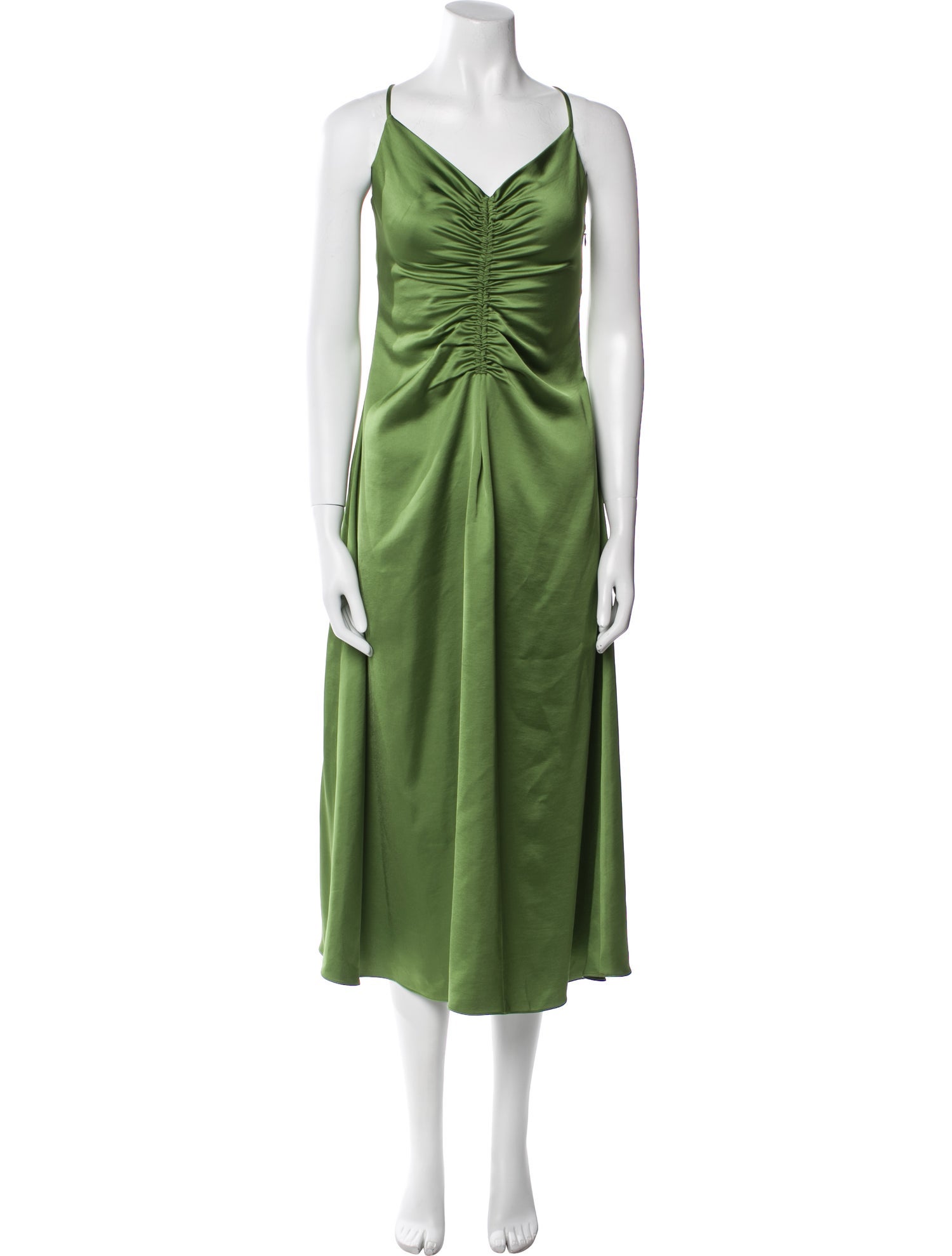 Sandro V-Neck Long Dress