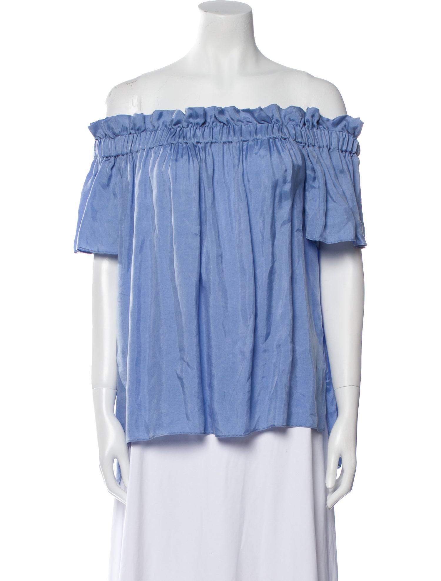 Sandro Off-The-Shoulder Short Sleeve Blouse