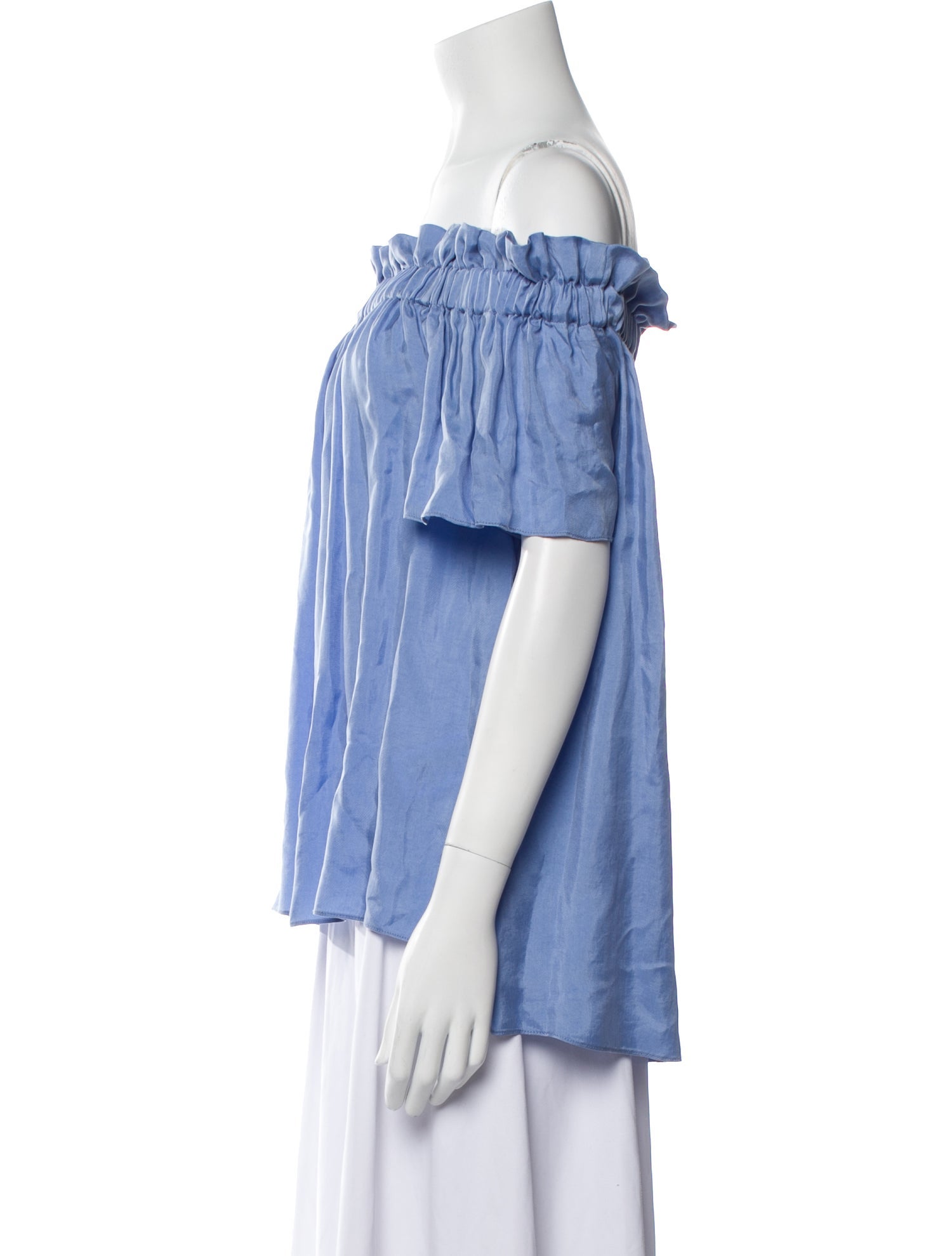 Sandro Off-The-Shoulder Short Sleeve Blouse