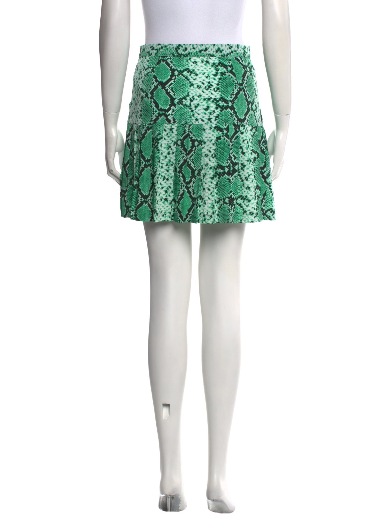 Sandro Animal Print Mini Skirt