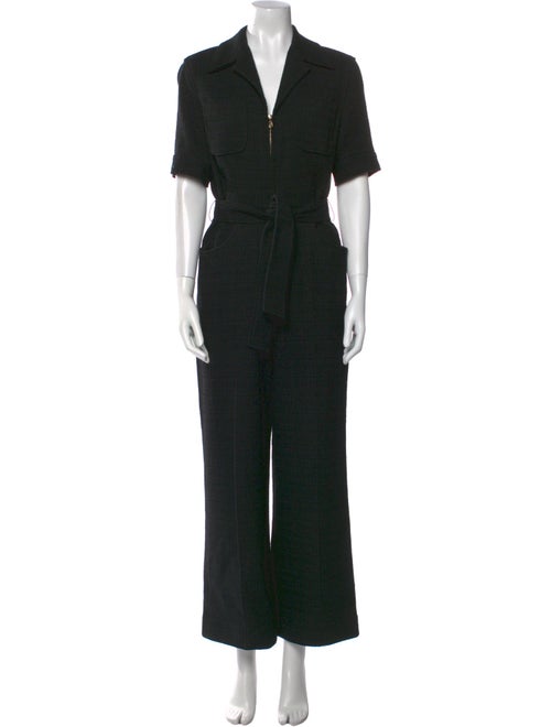 Sandro V-Neck Jumpsuit