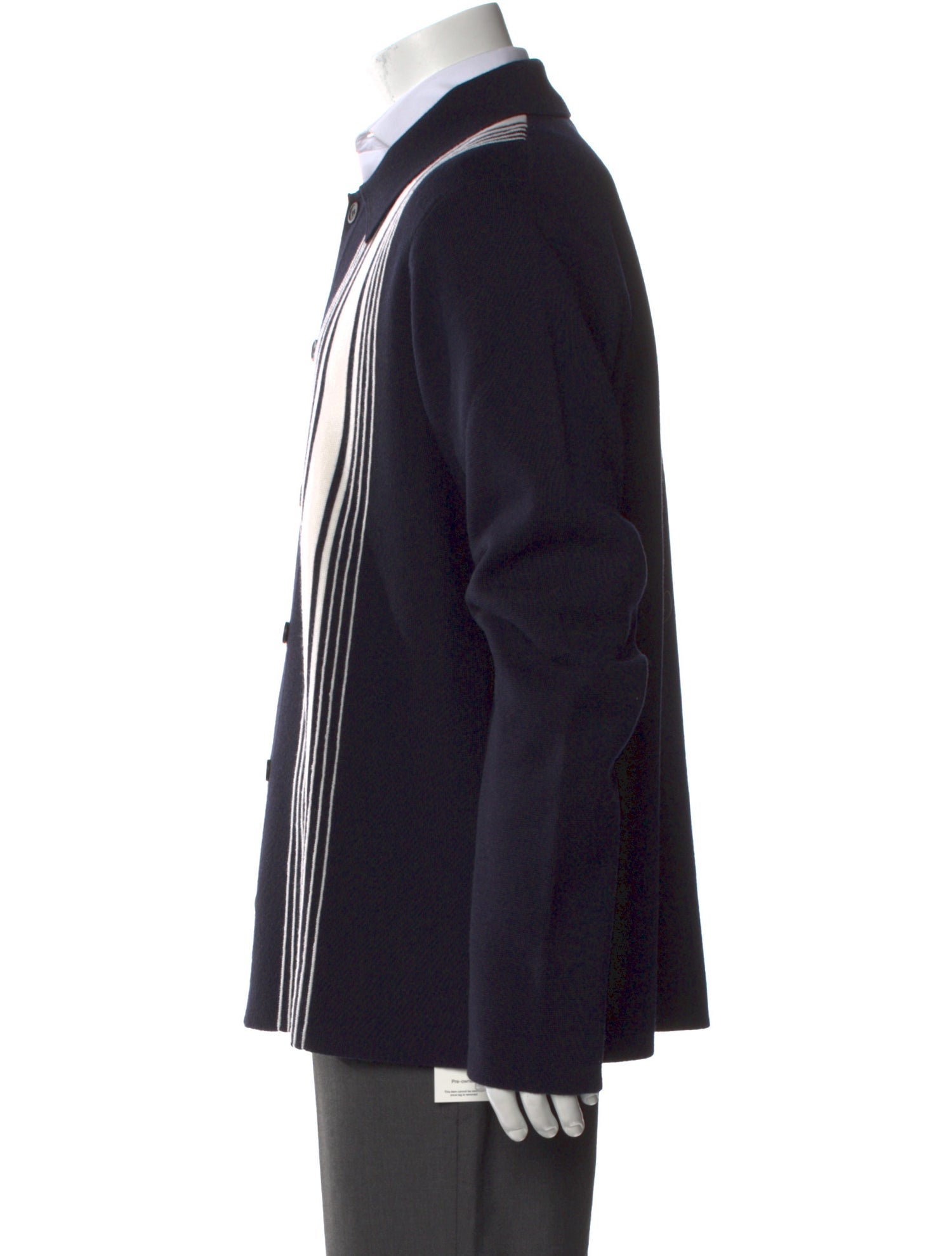 Sandro Wool Striped Cardigan