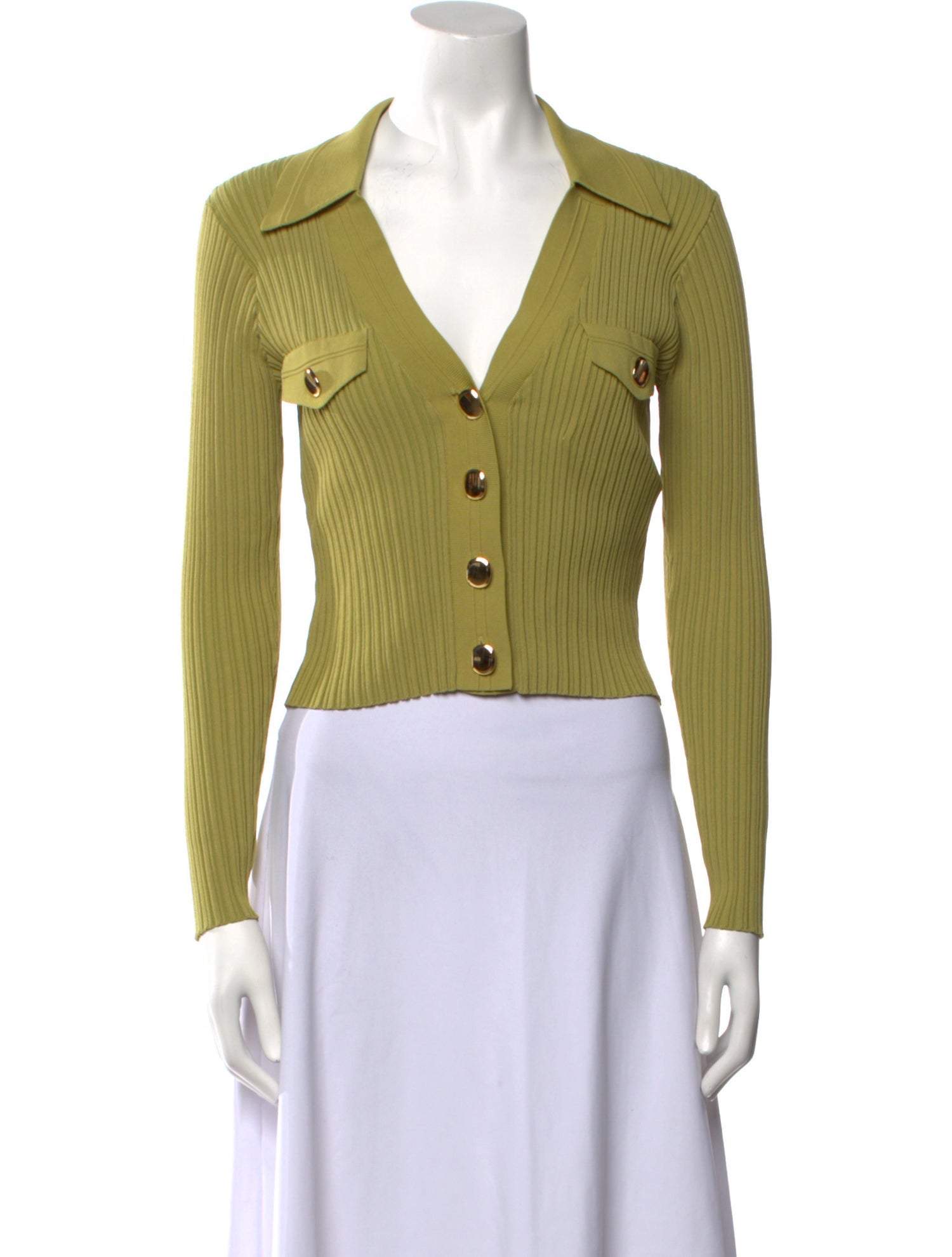 Sandro Long Sleeve Crop Top