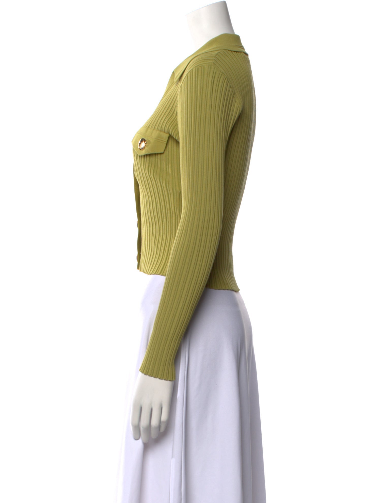 Sandro Long Sleeve Crop Top