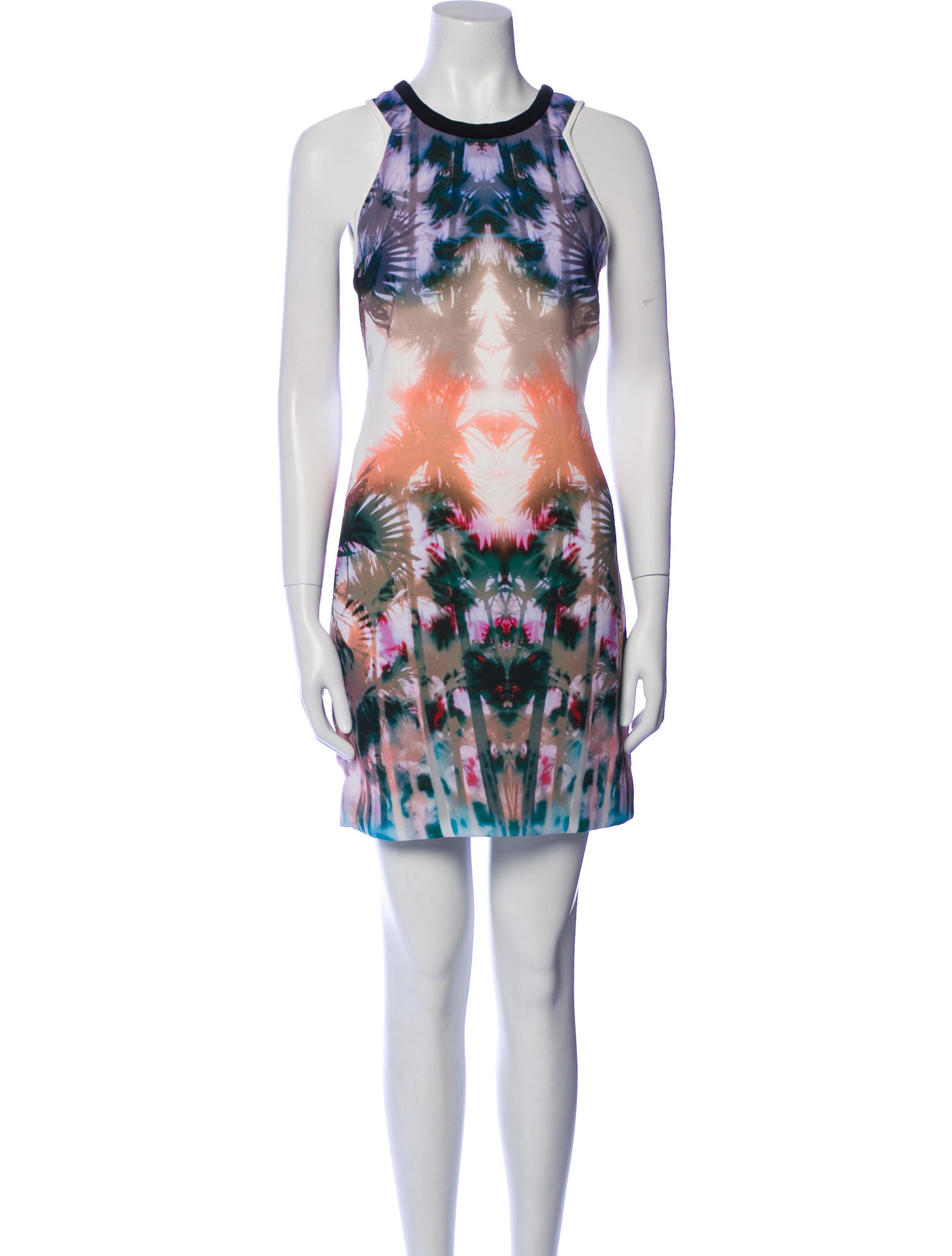 Sandro Printed Mini Dress