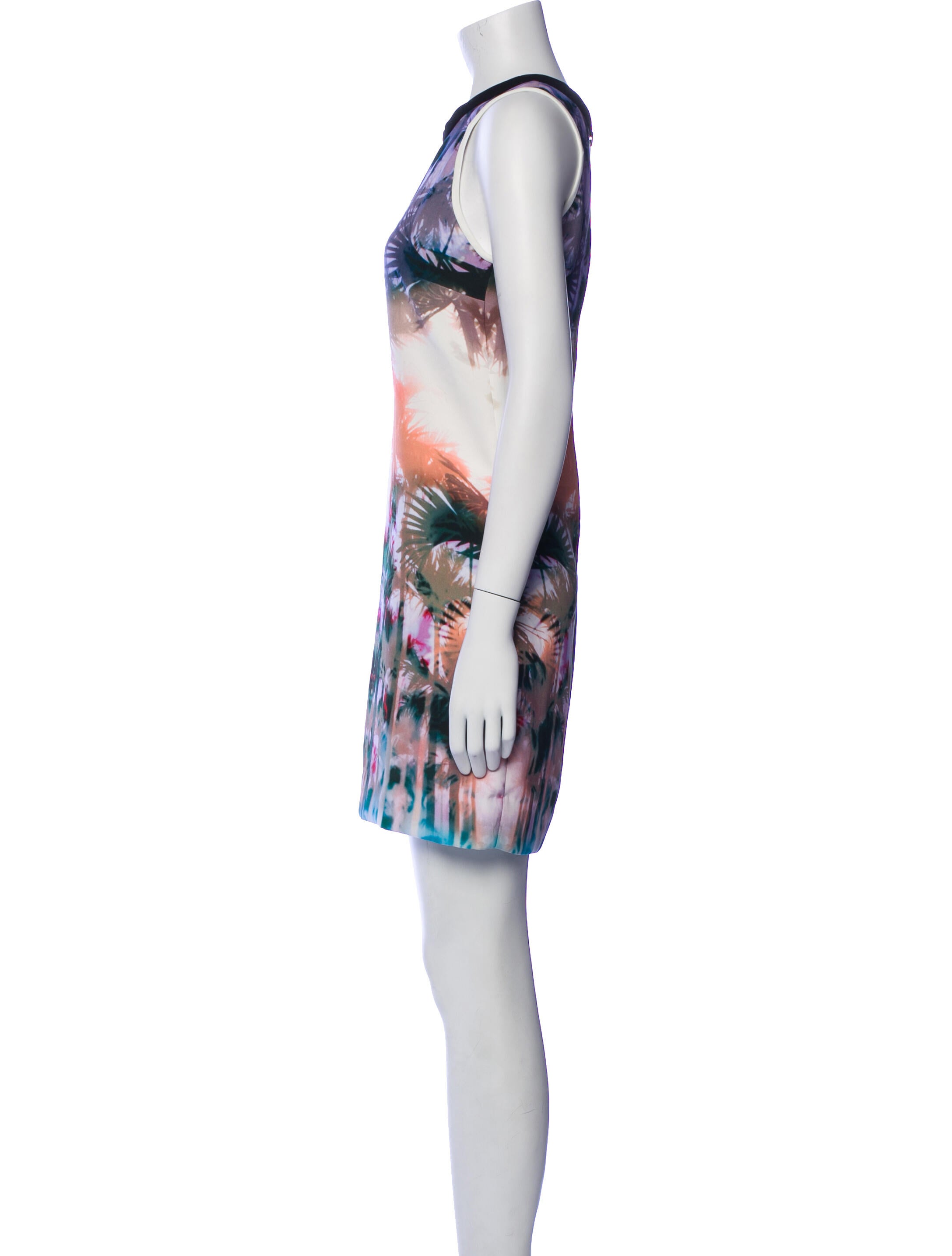 Sandro Printed Mini Dress