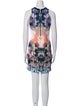 Sandro Printed Mini Dress