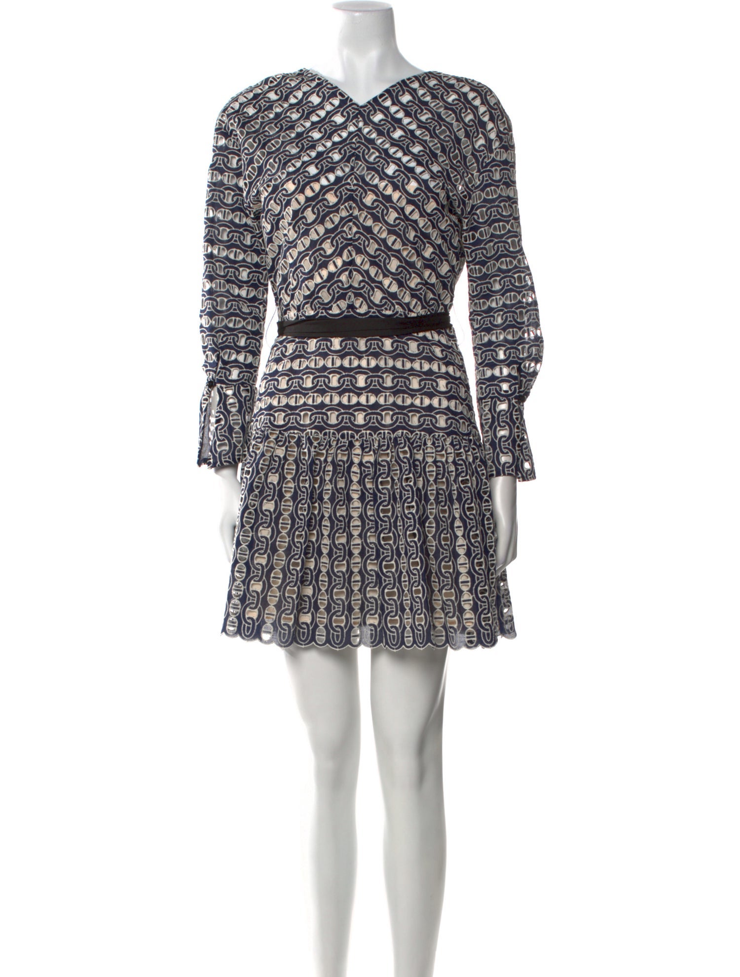 Sandro Printed Mini Dress