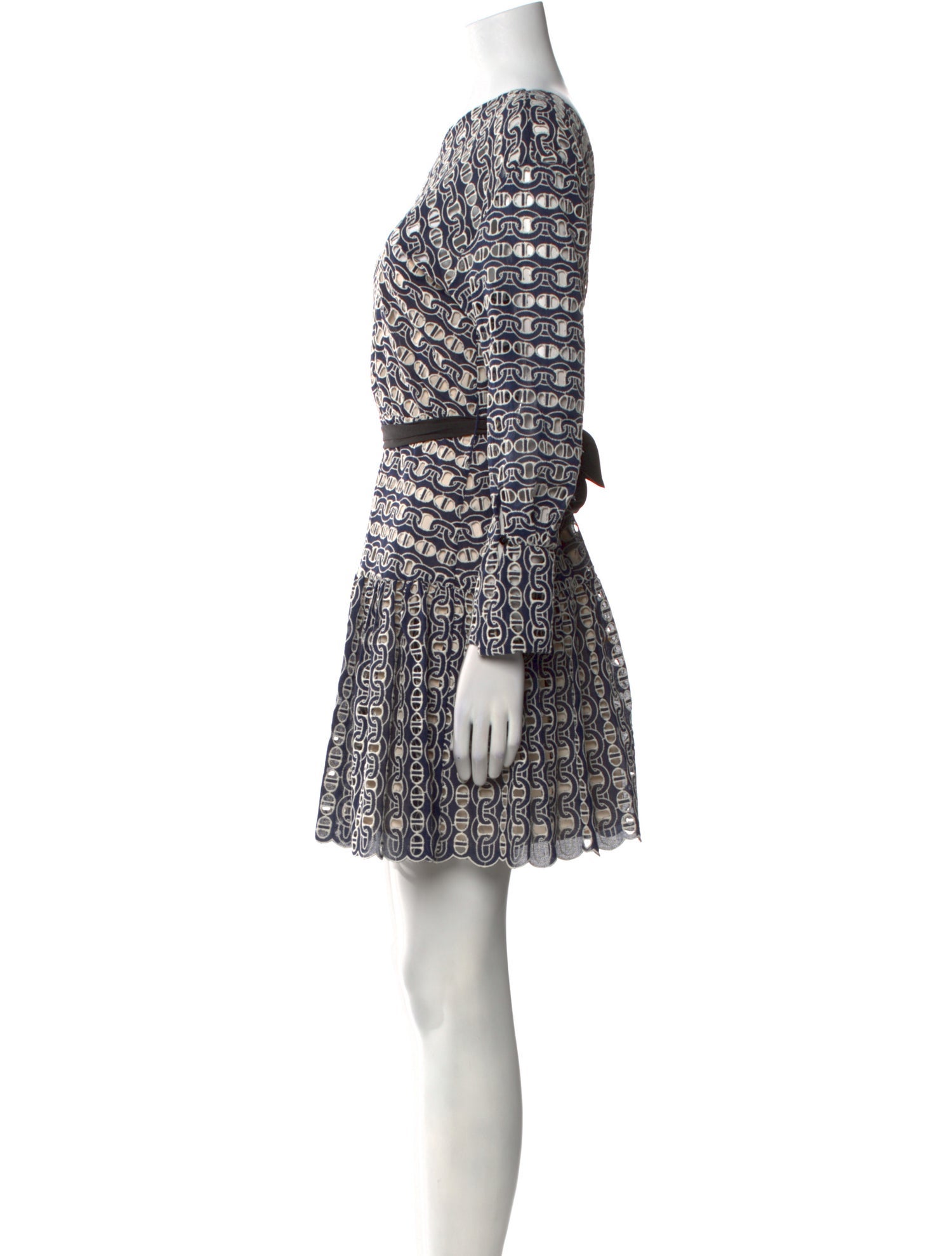 Sandro Printed Mini Dress