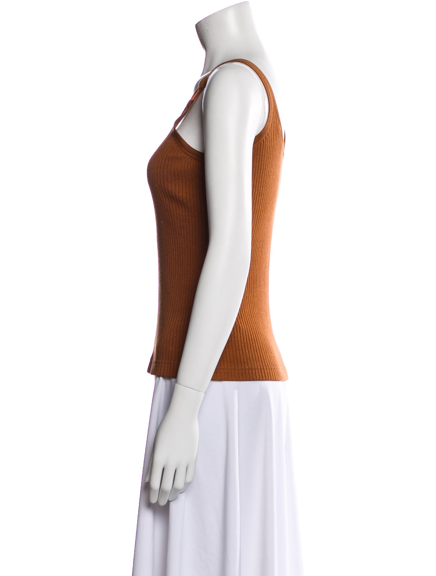 Sandro Scoop Neck Sleeveless Top