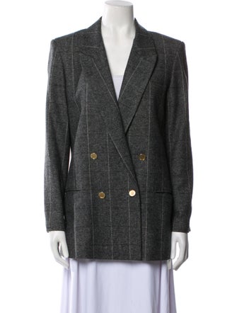 Sandro Plaid Print Blazer