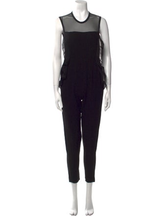 Sandro Crew Neck Jumpsuit