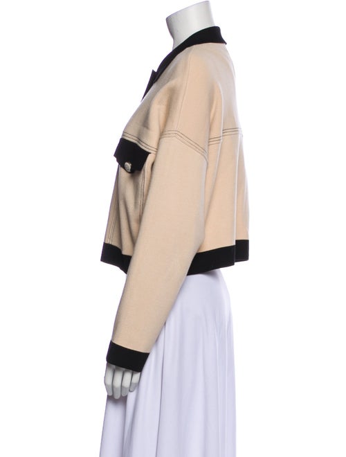 Sandro Colorblock Pattern Denim Jacket