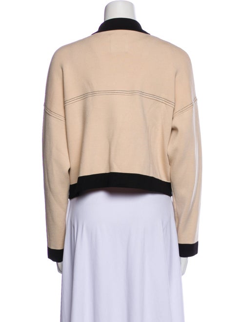 Sandro Colorblock Pattern Denim Jacket