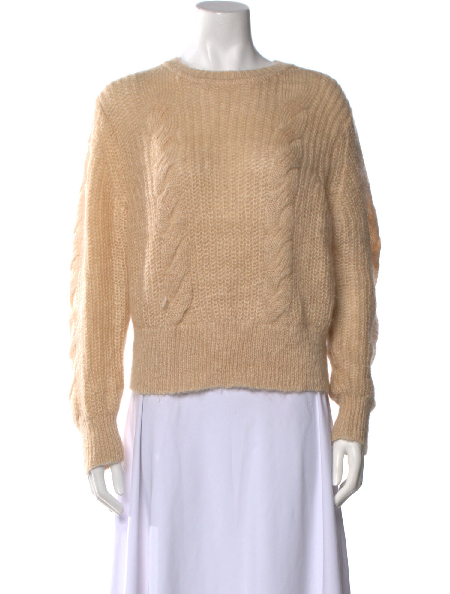Sandro Mohair Crew Neck Sweater