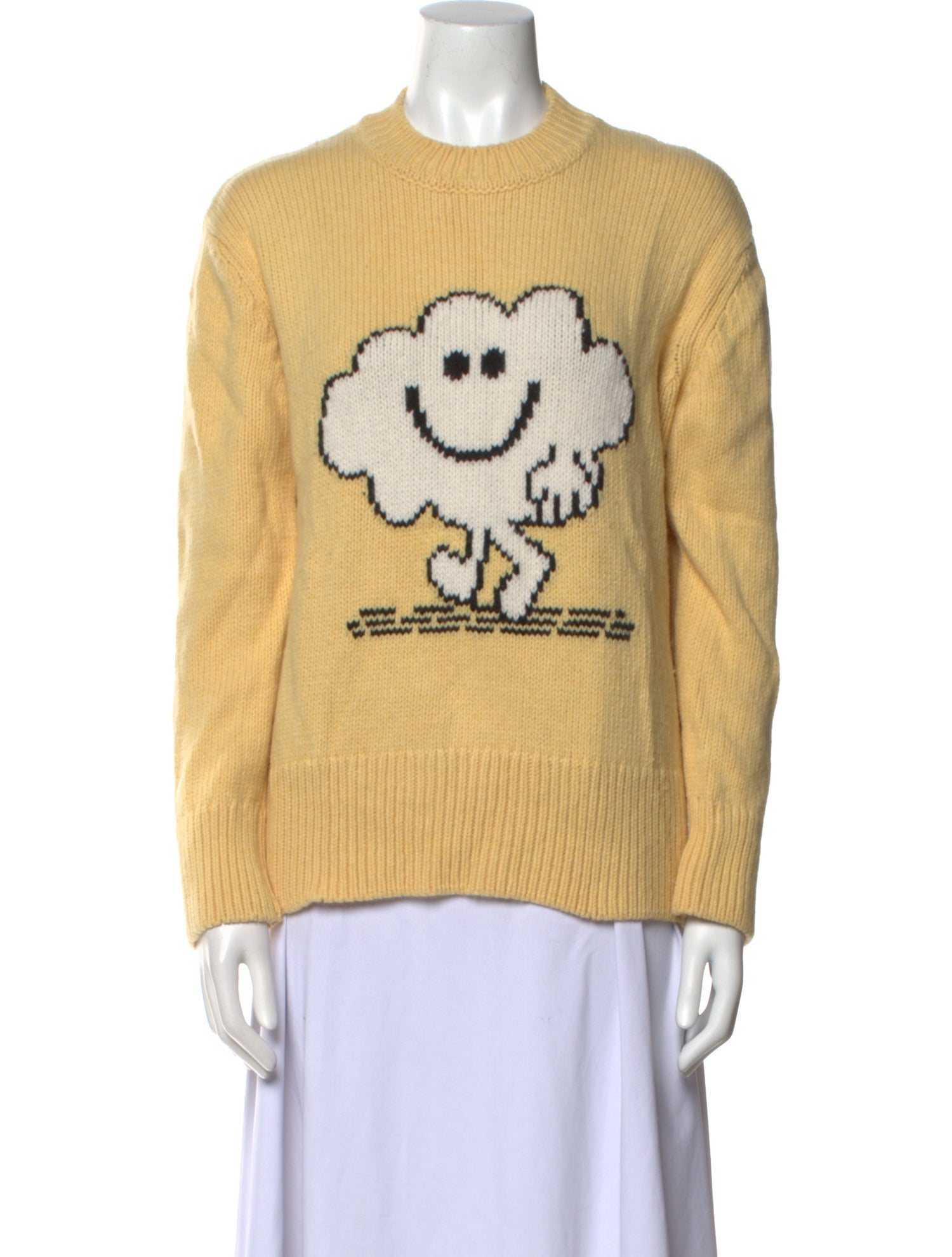 Sandro Wool Graphic Print Sweater