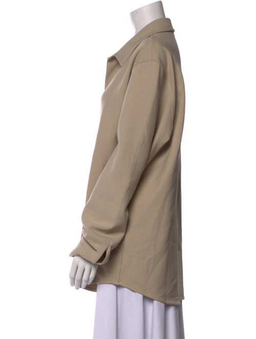 Sandro Long Sleeve Button-Up Top