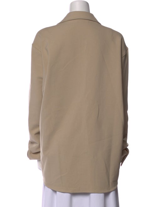 Sandro Long Sleeve Button-Up Top