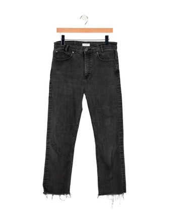 Sandro High-Rise Straight Leg Jeans