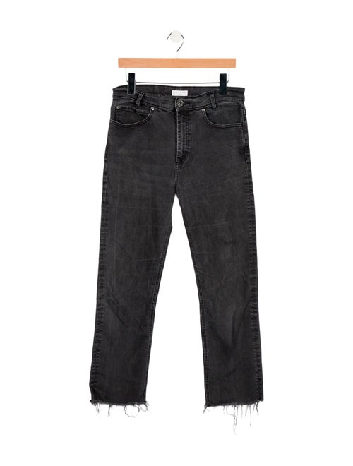 Sandro High-Rise Straight Leg Jeans