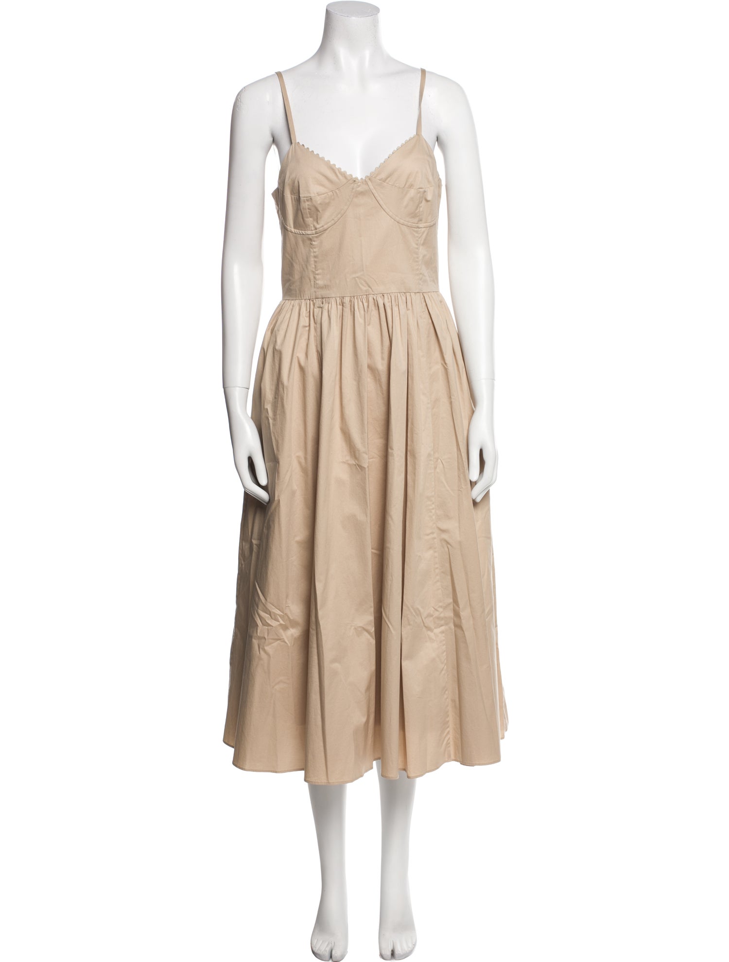 Sandro V-Neck Long Dress