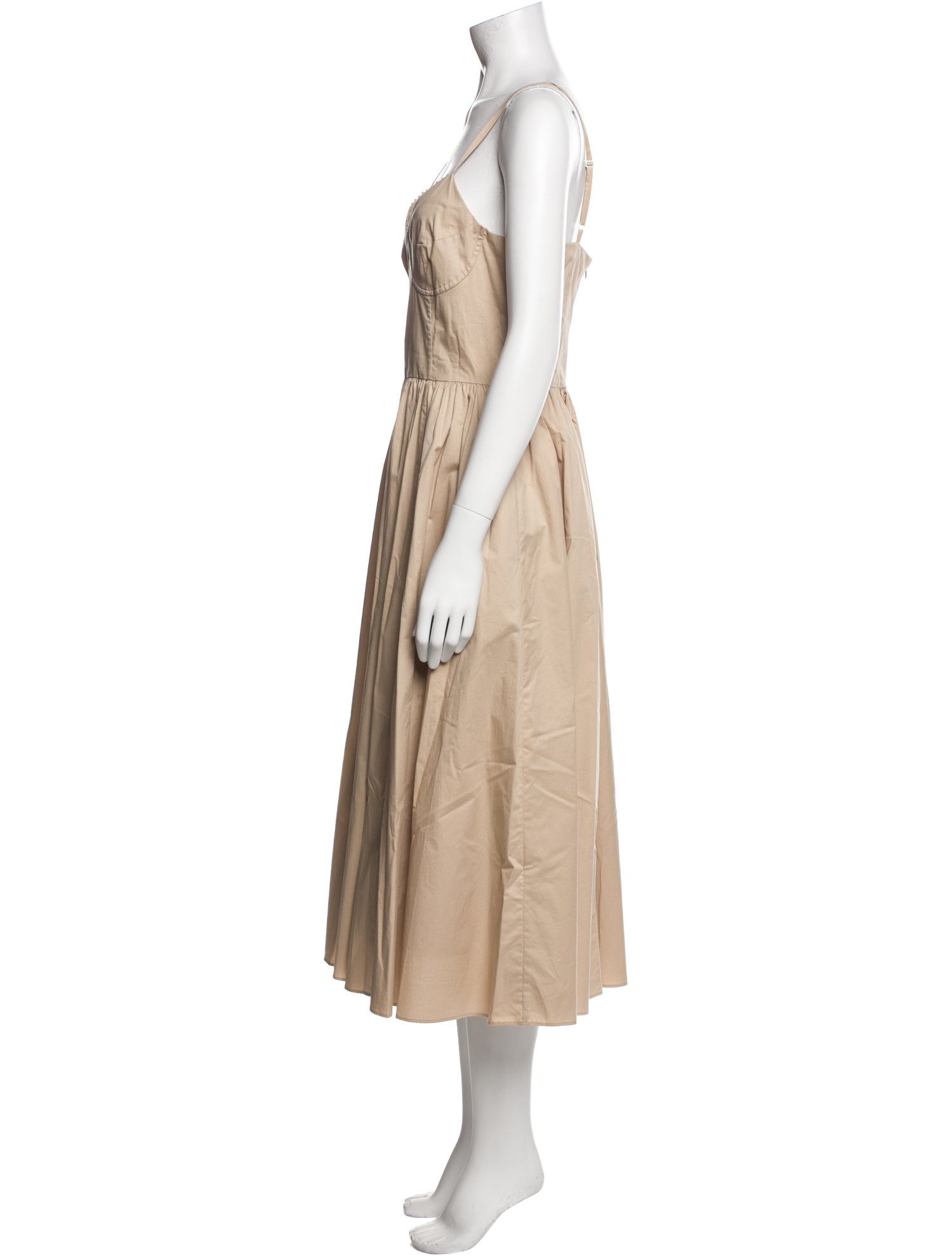 Sandro V-Neck Long Dress