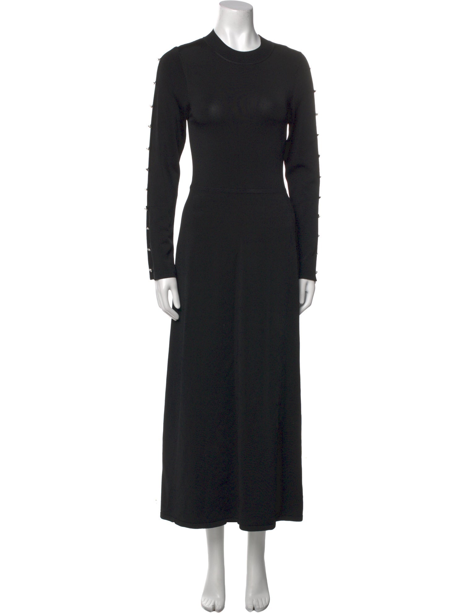 Sandro Crew Neck Long Dress