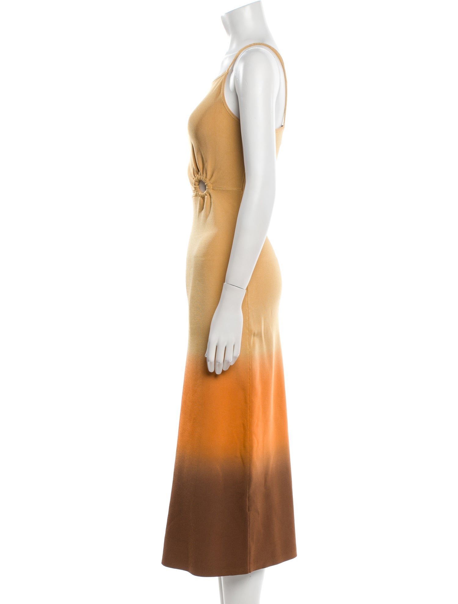 Sandro Square Neckline Long Dress