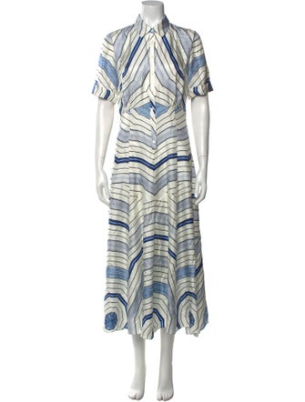 Sandro x Louise Bourgeois Silk Long Dress