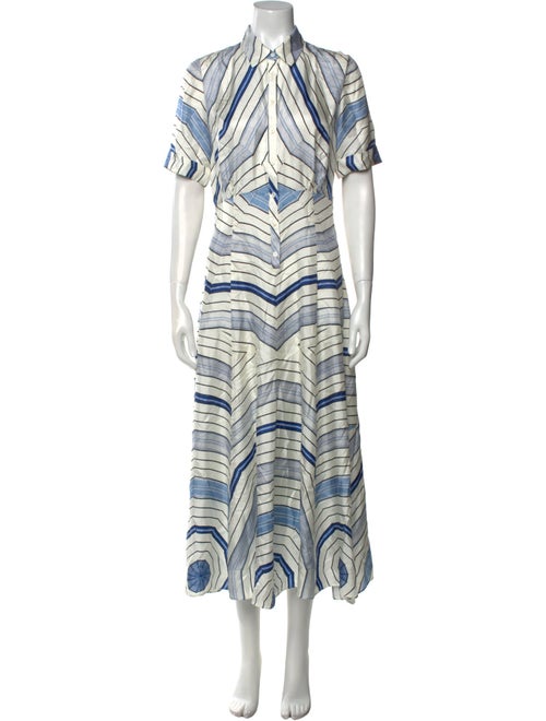 Sandro x Louise Bourgeois Silk Long Dress