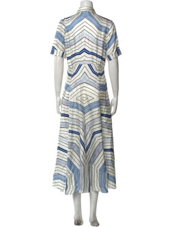 Sandro x Louise Bourgeois Silk Long Dress
