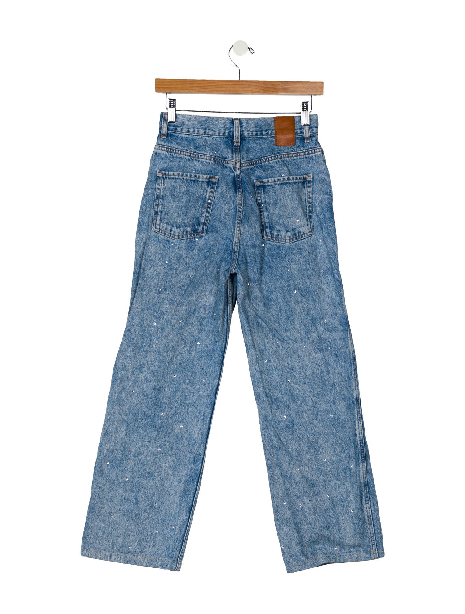 Sandro High-Rise Wide Leg Jeans