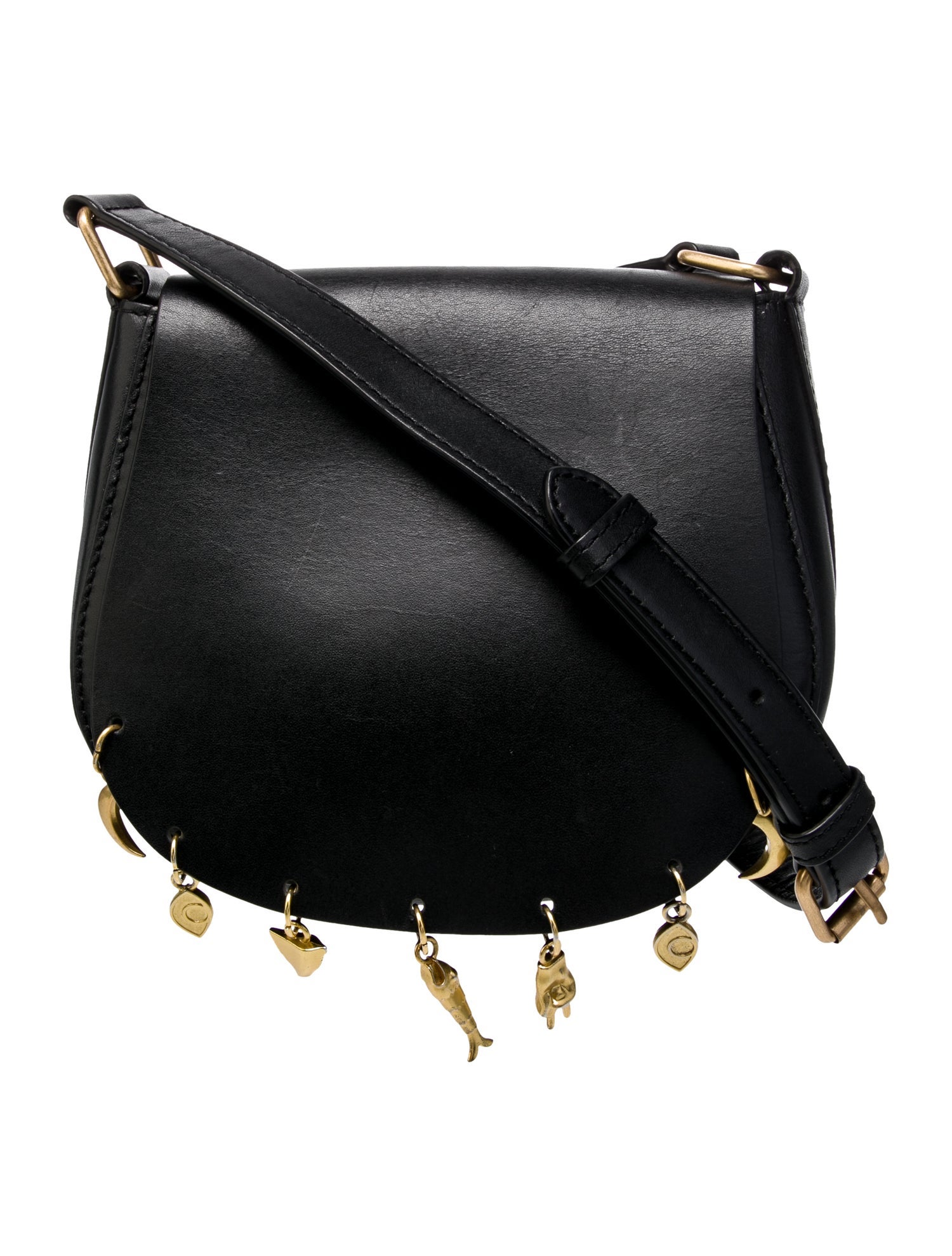Sandro Leather Shoulder Bag
