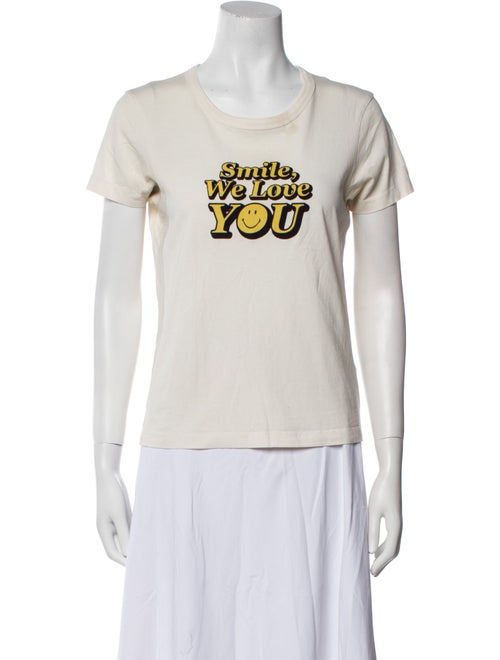 Sandro Graphic Print Crew Neck T-Shirt