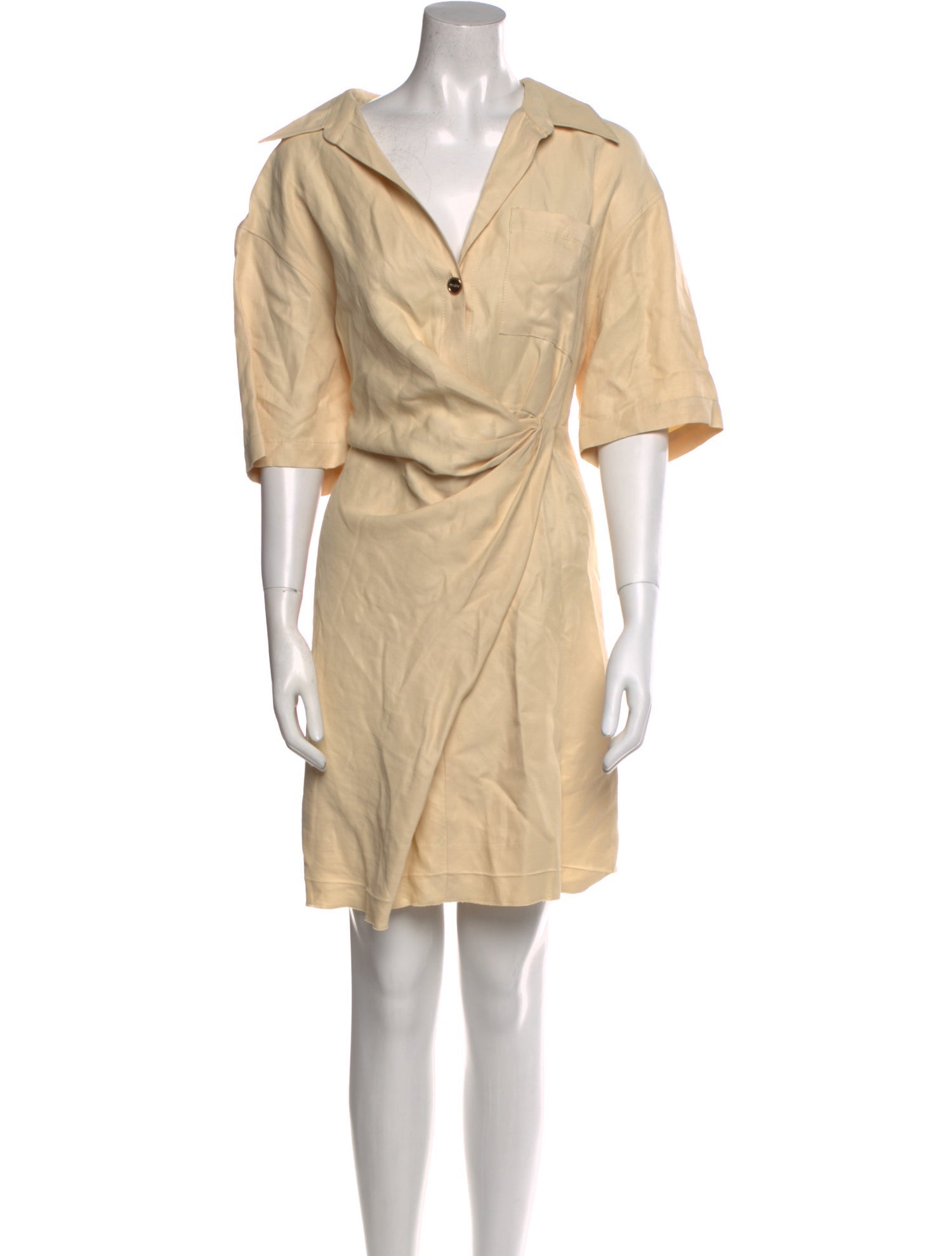 Sandro V-Neck Mini Dress