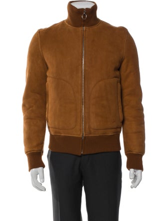 Sandro Lamb Leather Jacket