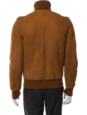 Sandro Lamb Leather Jacket