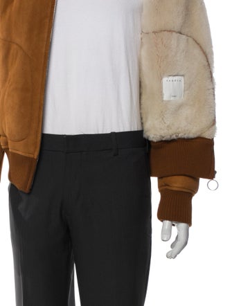 Sandro Lamb Leather Jacket