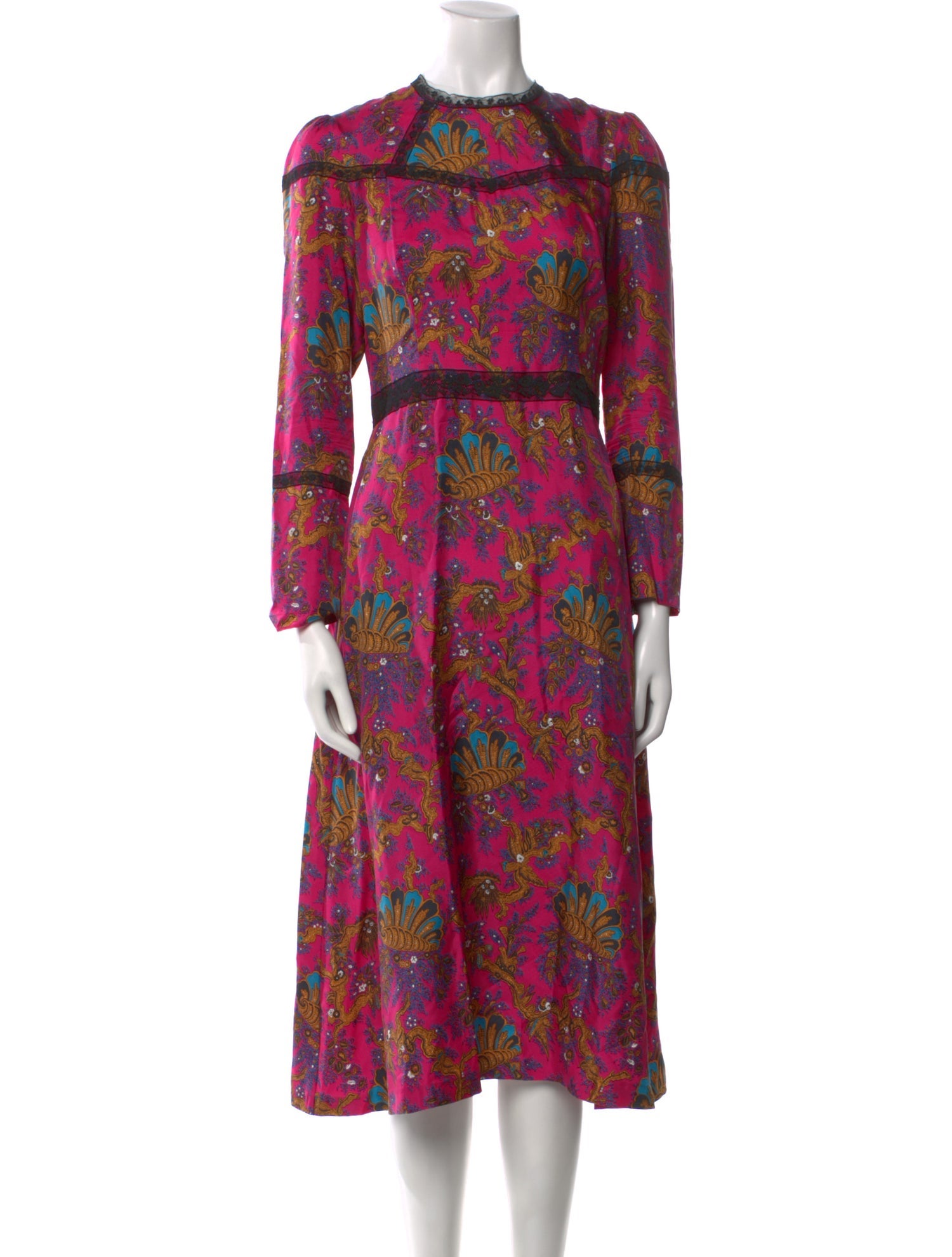 Sandro Silk Midi Length Dress