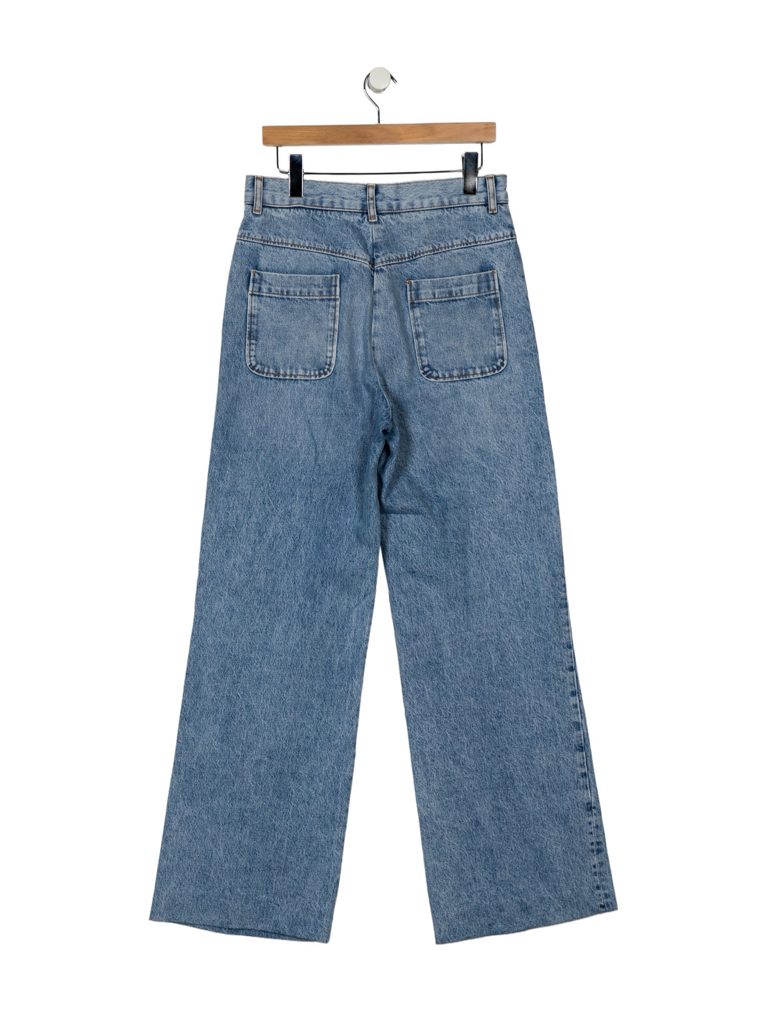 Sandro High-Rise Wide Leg Jeans