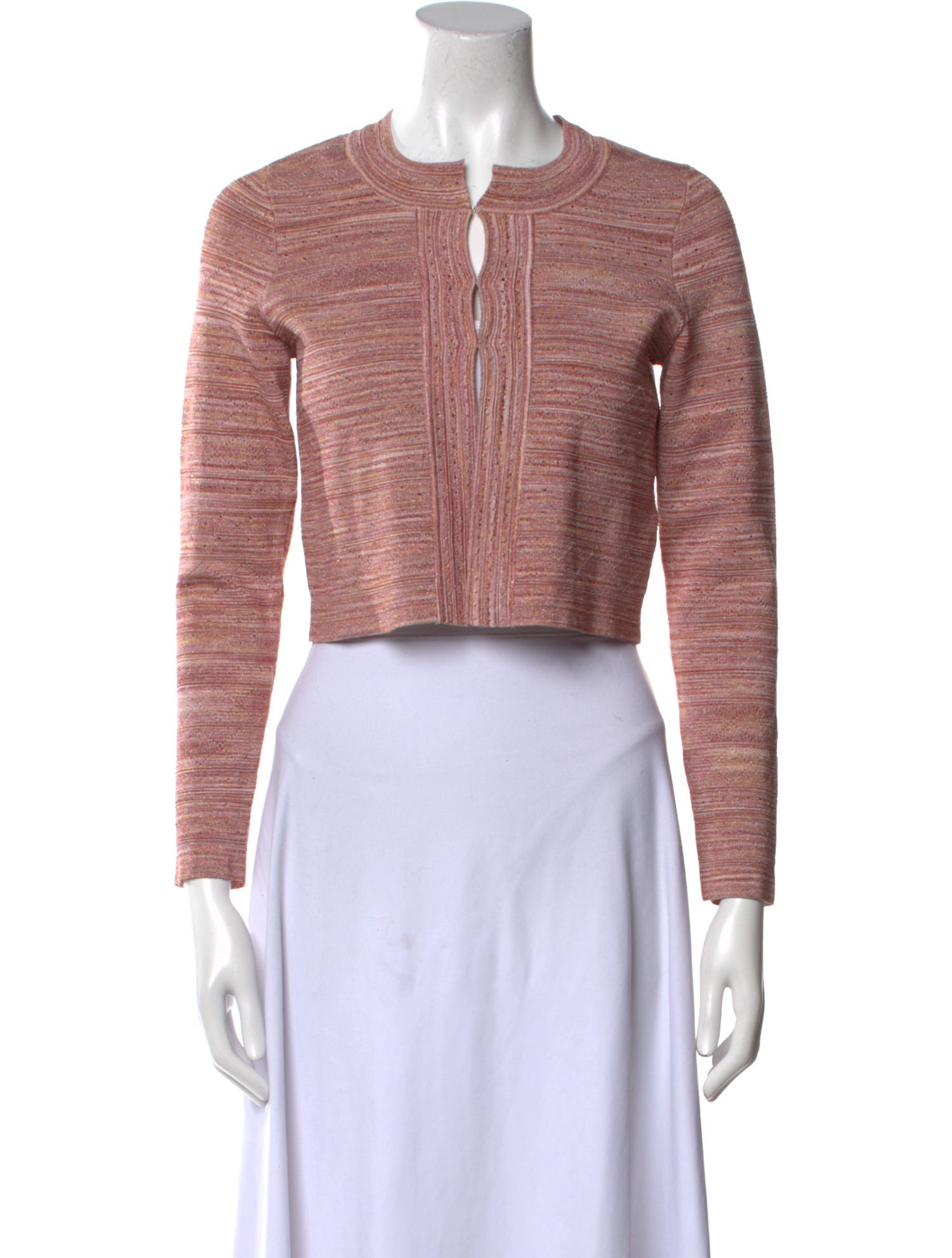 Sandro Striped Crew Neck Sweater