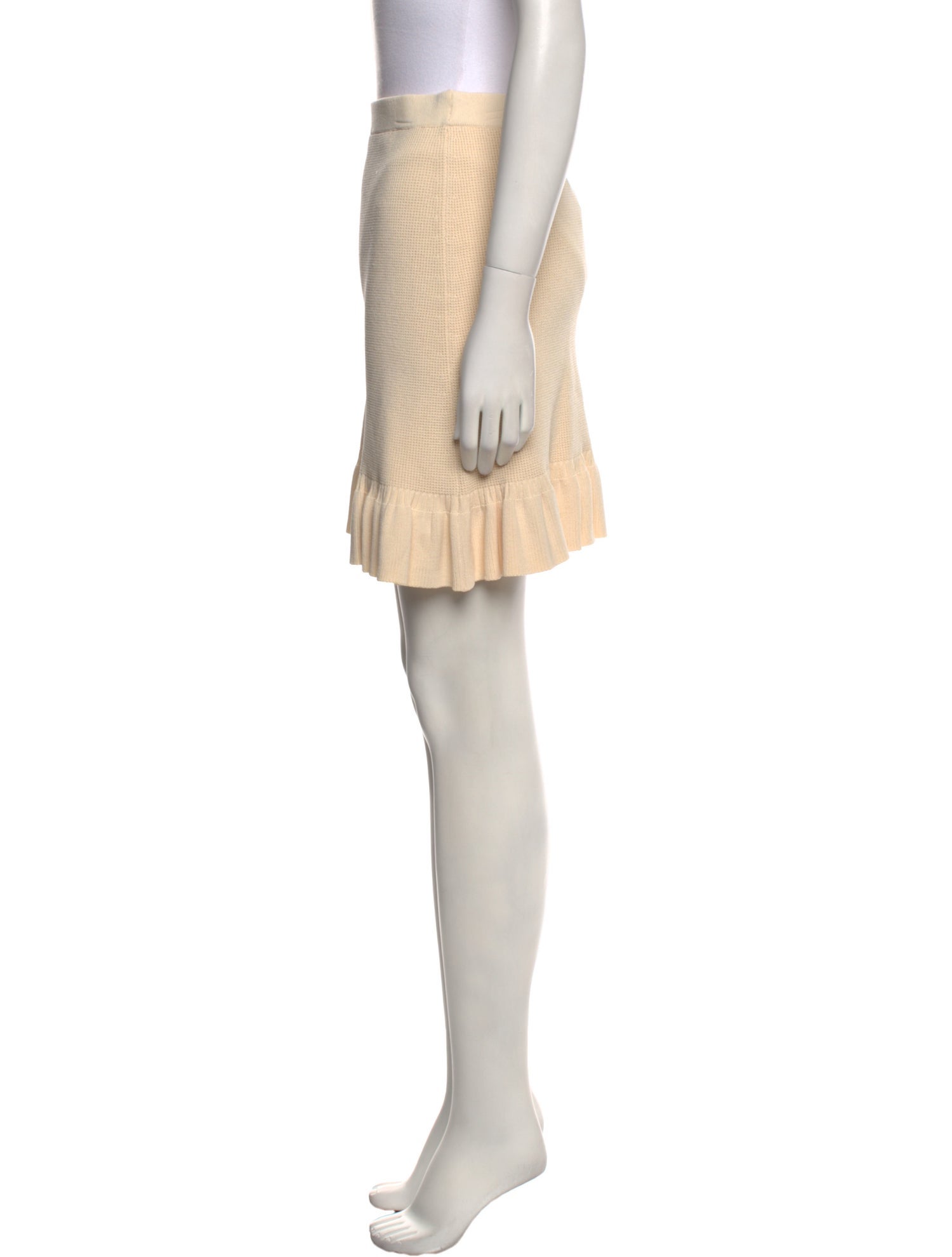 Sandro Ruffle Embellishment Mini Skirt