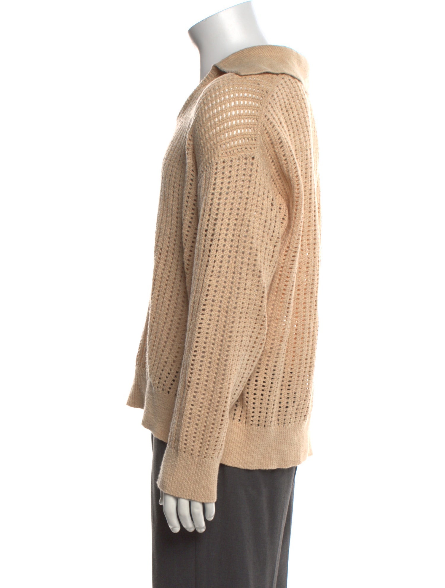 Sandro Linen Crew Neck Sweatshirt