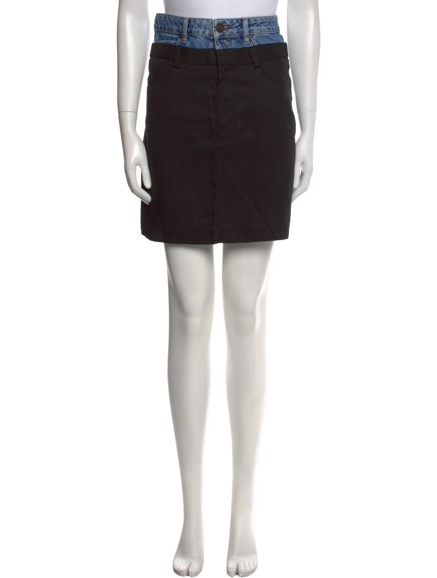 Sandro Pleated Accents Mini Skirt