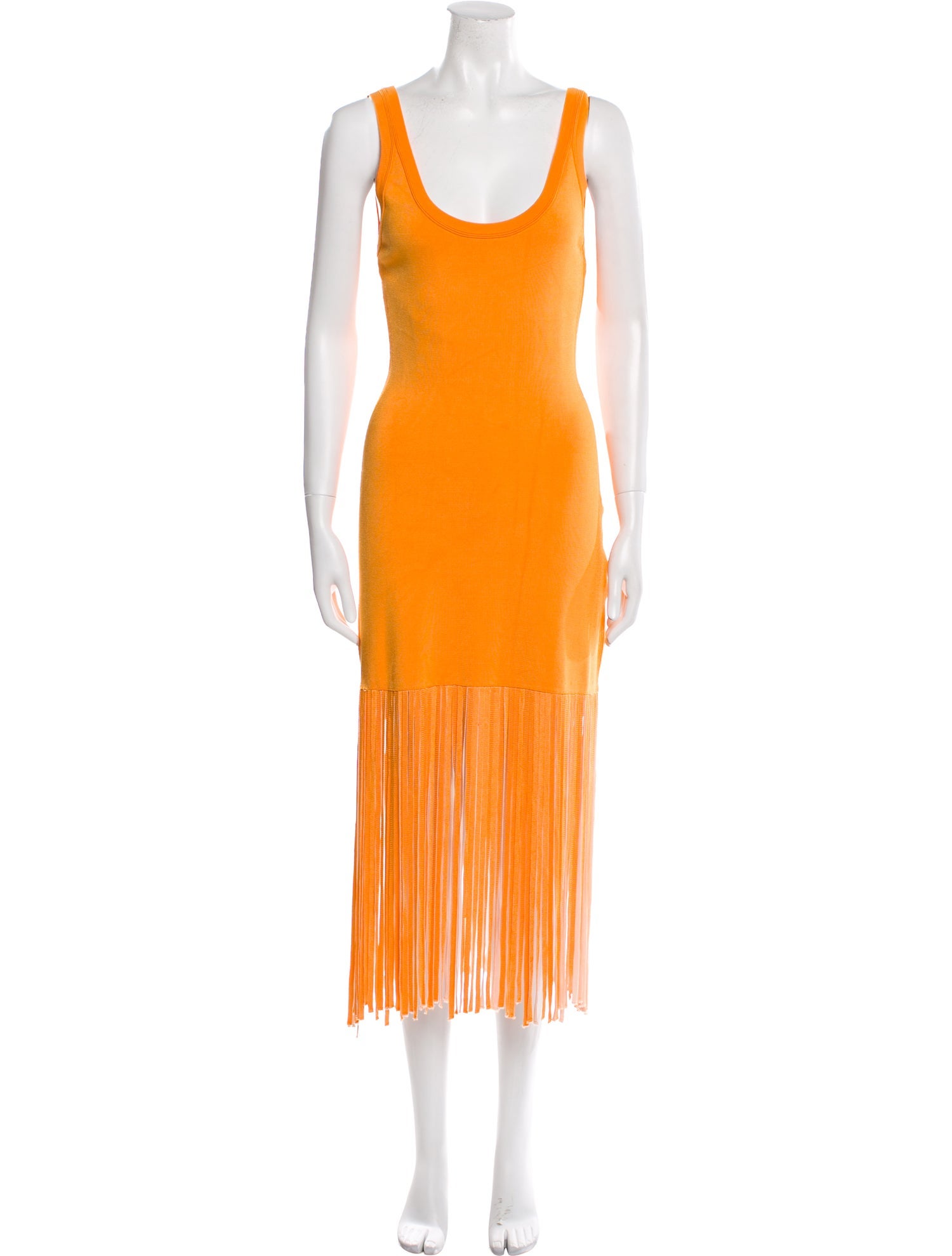 Sandro Scoop Neck Long Dress