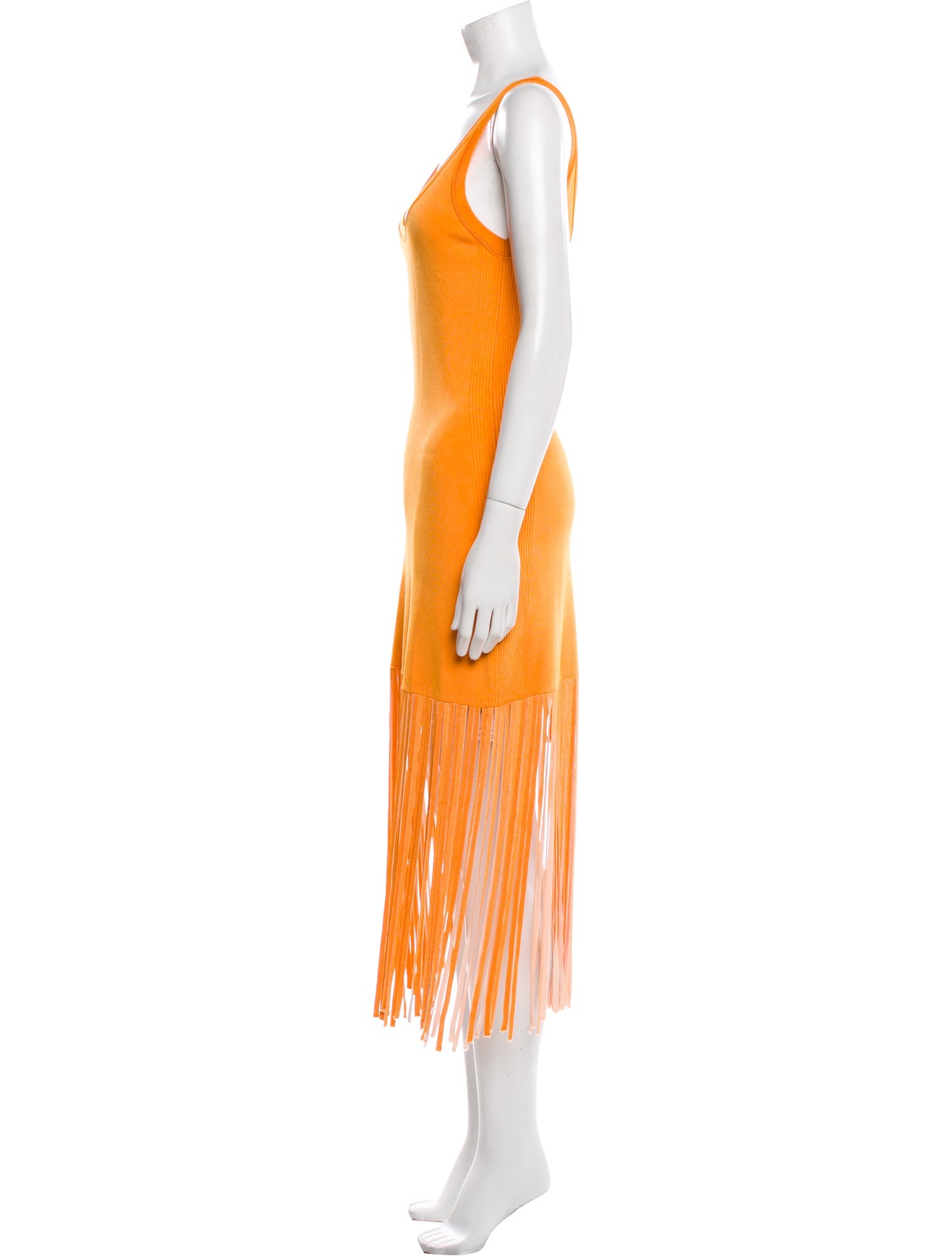 Sandro Scoop Neck Long Dress